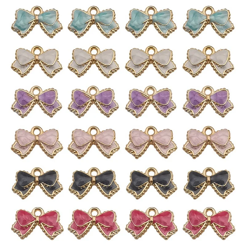 

60 капель масляных бантов, сережек, браслетов, ожерелий, подвесок, брелоков, подвесных материалов, Diy аксессуары