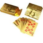 54 шт.набор, водонепроницаемые настольные покерные карты с узором доллара США