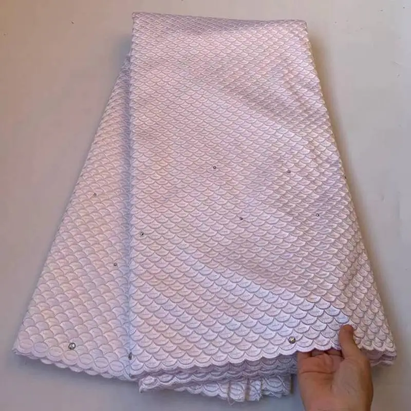 

2020 Beauty Color Cotton Lace Fabric For Women Of Seasons GS1076