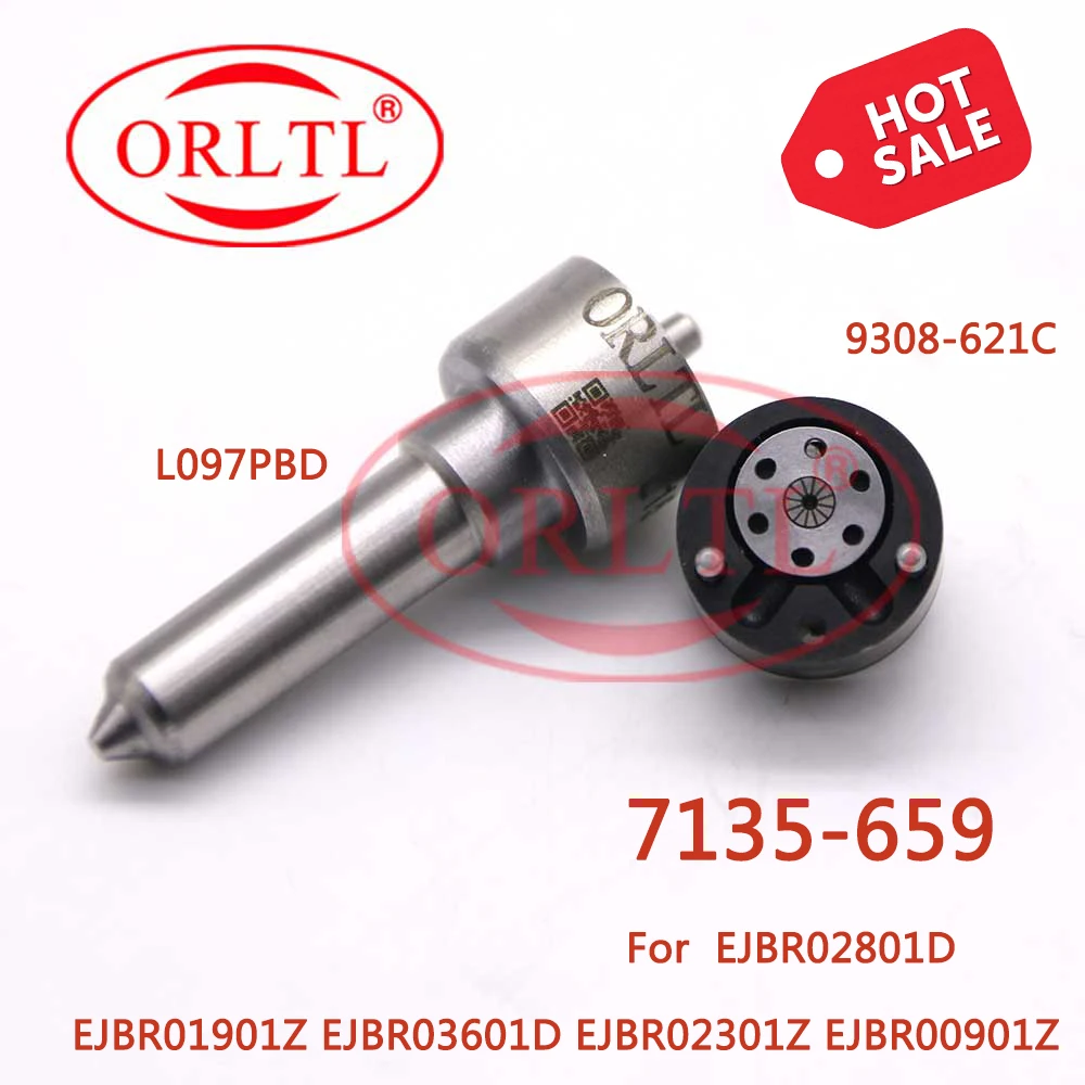 Комплект насадок ORLTL 7135 659 для ремонта инжектора с общей топливной магистралью