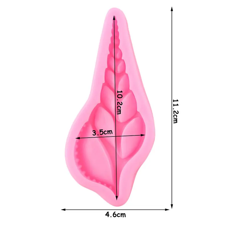 3D морские раковины силиконовые формы конфетная глина шоколадная форма для