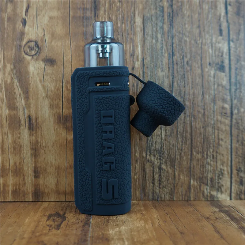 Силиконовый чехол для Voopoo Drag S Vape kit защитная текстура резиновый рукав