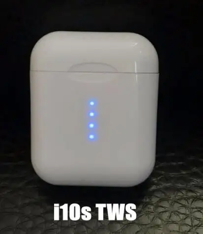i10s I10 tws i10s tws Беспроводная поддержка зарядки наушники беспроводные наушники Bluetooth 5,0 наушники с сенсорным управлением гарнитура pk w1 i12 i13 - Цвет: i10s