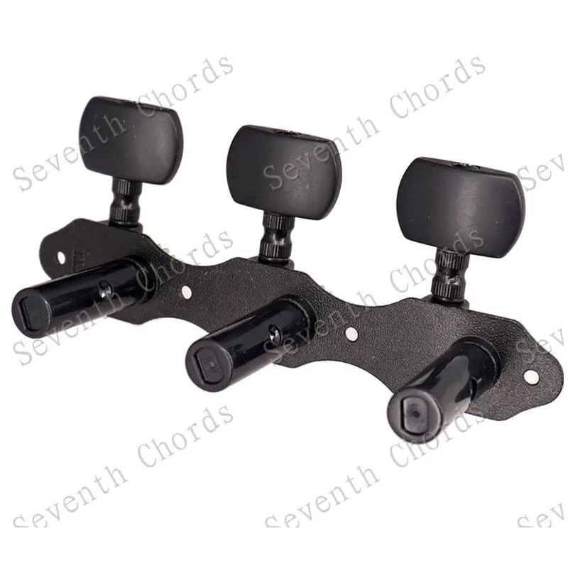 Набор из 2 предметов черные струнные тюнеры для тюнинга машинные головки