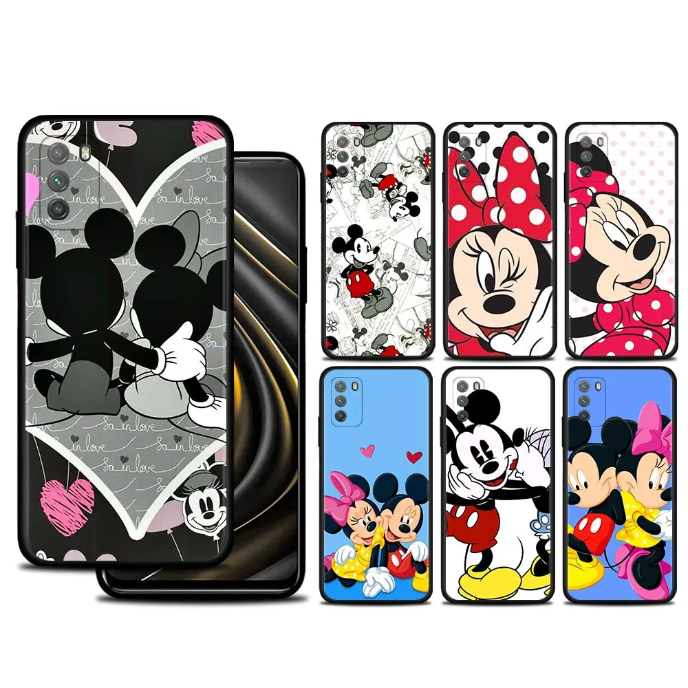 

minnie Mickey mouse Phone Case For Xiaomi Mi Poco X3 NFC F3 X3 GT M3 X3 Pro 5G Pocophone F1 Soft-Touch Back Cover Funda Capa