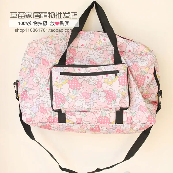 Мультфильм женщин hello kitty My Melody Марка oroll собака Марка pom-Pom Purin портативная складная сумка для багажа дорожные сумки Сумка-тележка