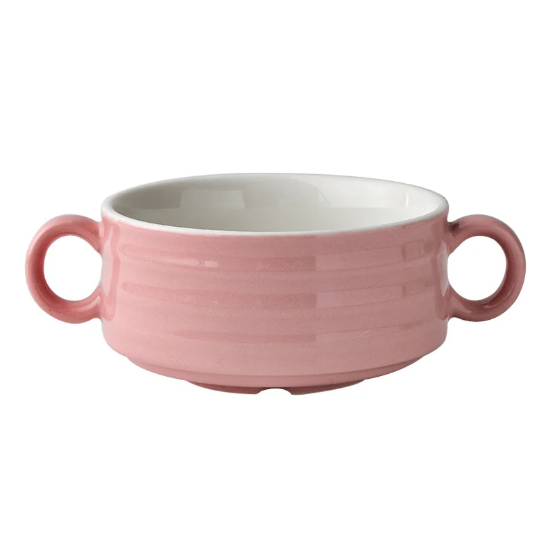 Творческий бинауральные завтрак маленькая миска для каши десертный суповой ramen