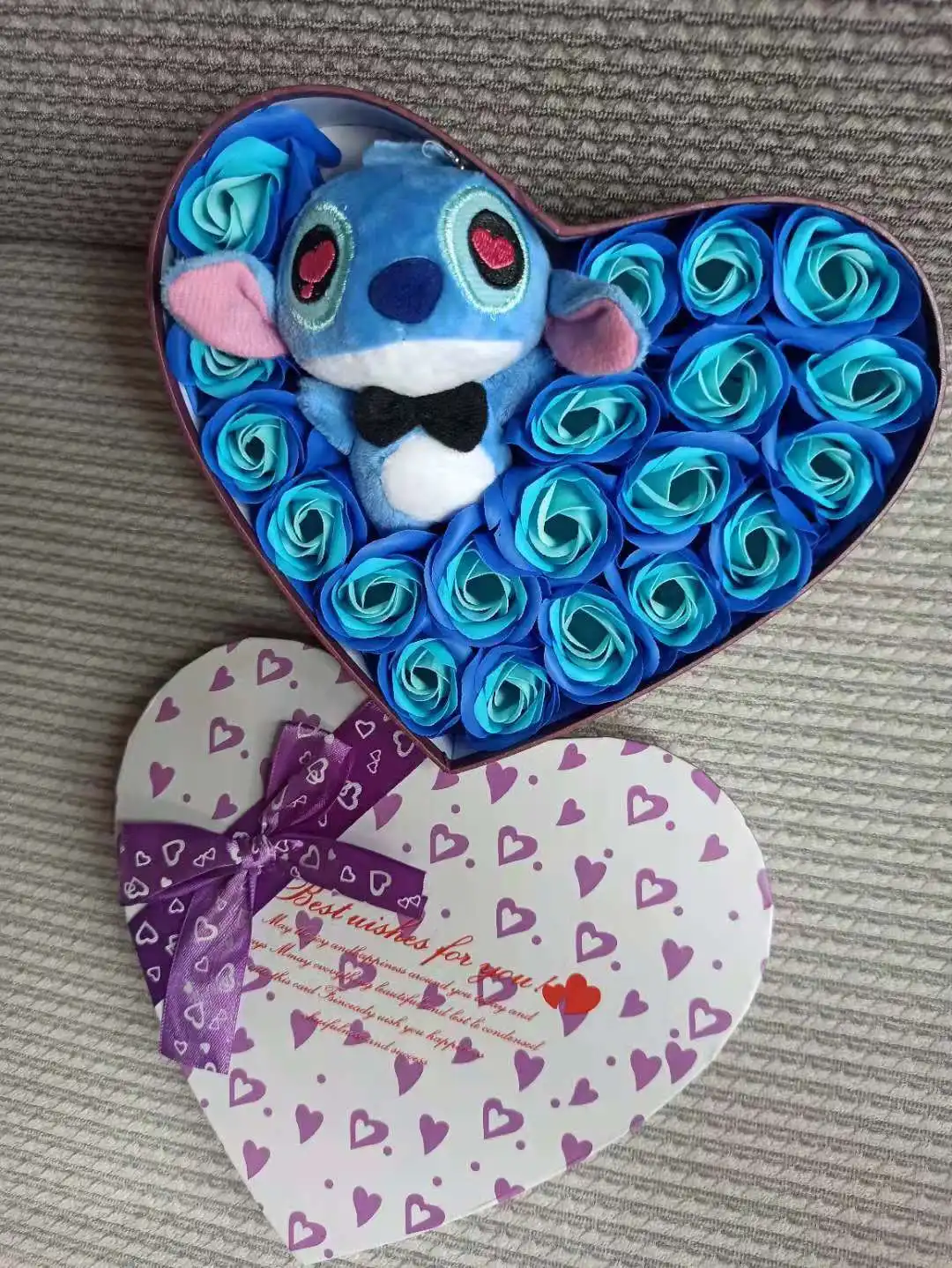 Плюшевые игрушки с мультяшными героями Диснея Стич Подсолнухи искусственными