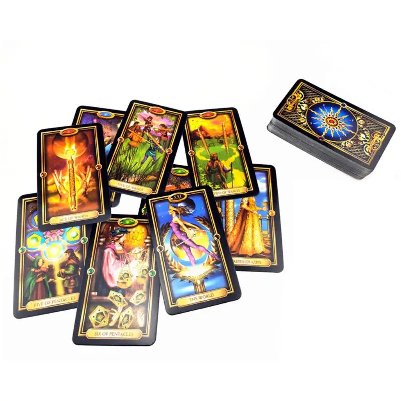 Легкая Таро 78 карт колода руководство судьбы таинственный английский Oracle карты