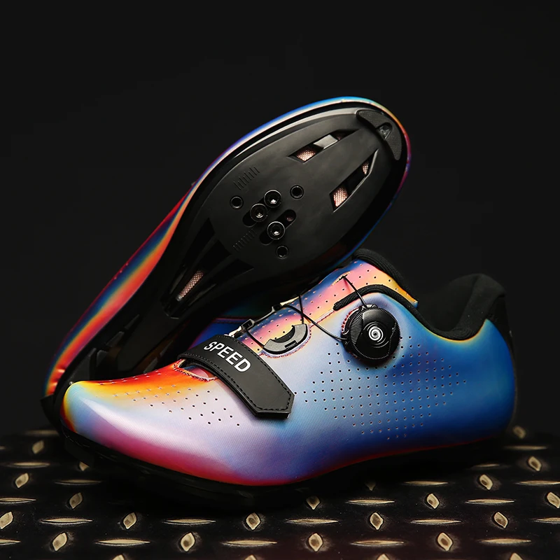 

Self-Locking Cycling Shoes 2021 Luminous Bicycle Men Bicicleta Road Mountain Bike Shoes Sapatilha Ciclismo Women Sneakers Men