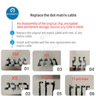 Гибкий кабель JC Dot Matrix для iPhone, Face ID, не работает для iPhone X, XR, XS, XSMAX, 11, 11P, 11, 12, 12P, 12