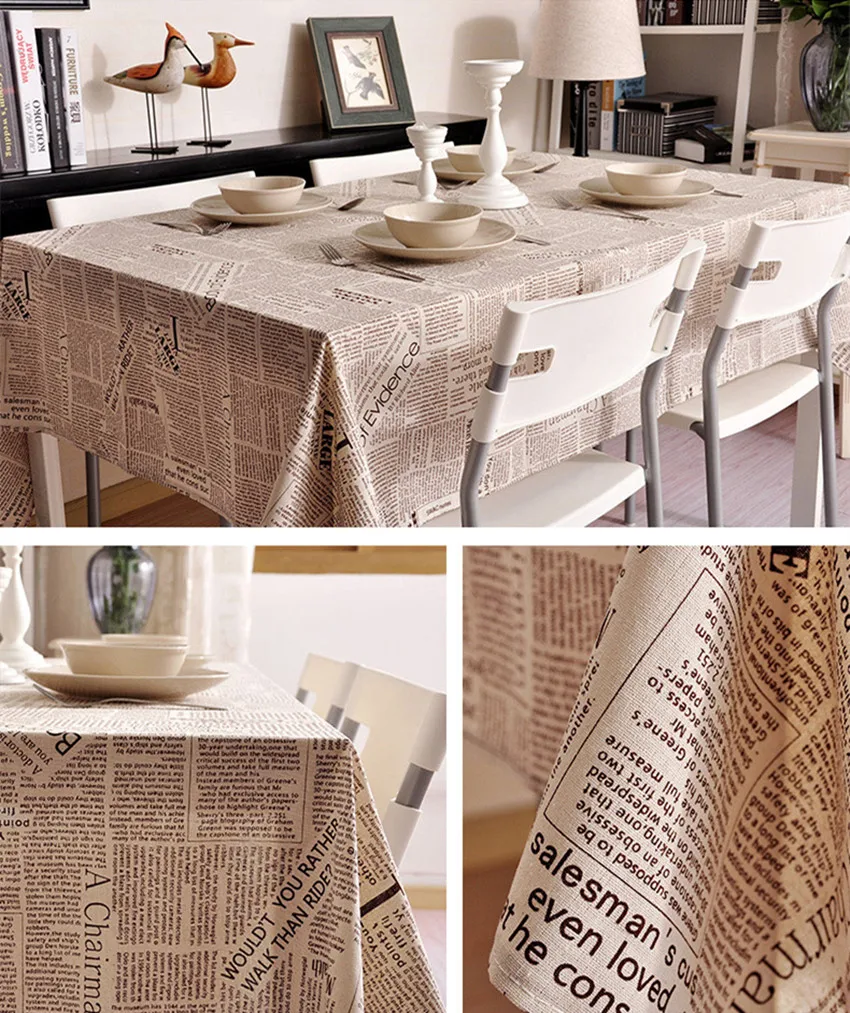 Christmas Tablecloth Tree and Deer Linen Cotton Fresh Table Cloth New Korean Style Toalha De Mesa | Дом и сад