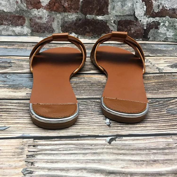 Шлепанцы женские для пляжа роскошные брендовые сандалии Повседневная Уличная