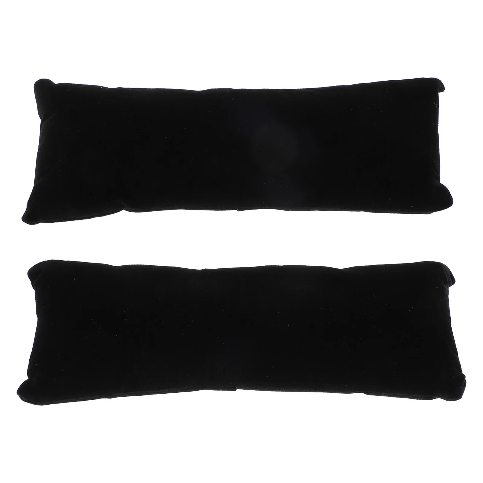 

2 Pcs Jewelry Display Pillows Flannelette Watch Cushion Bracelet Supporting Pad
