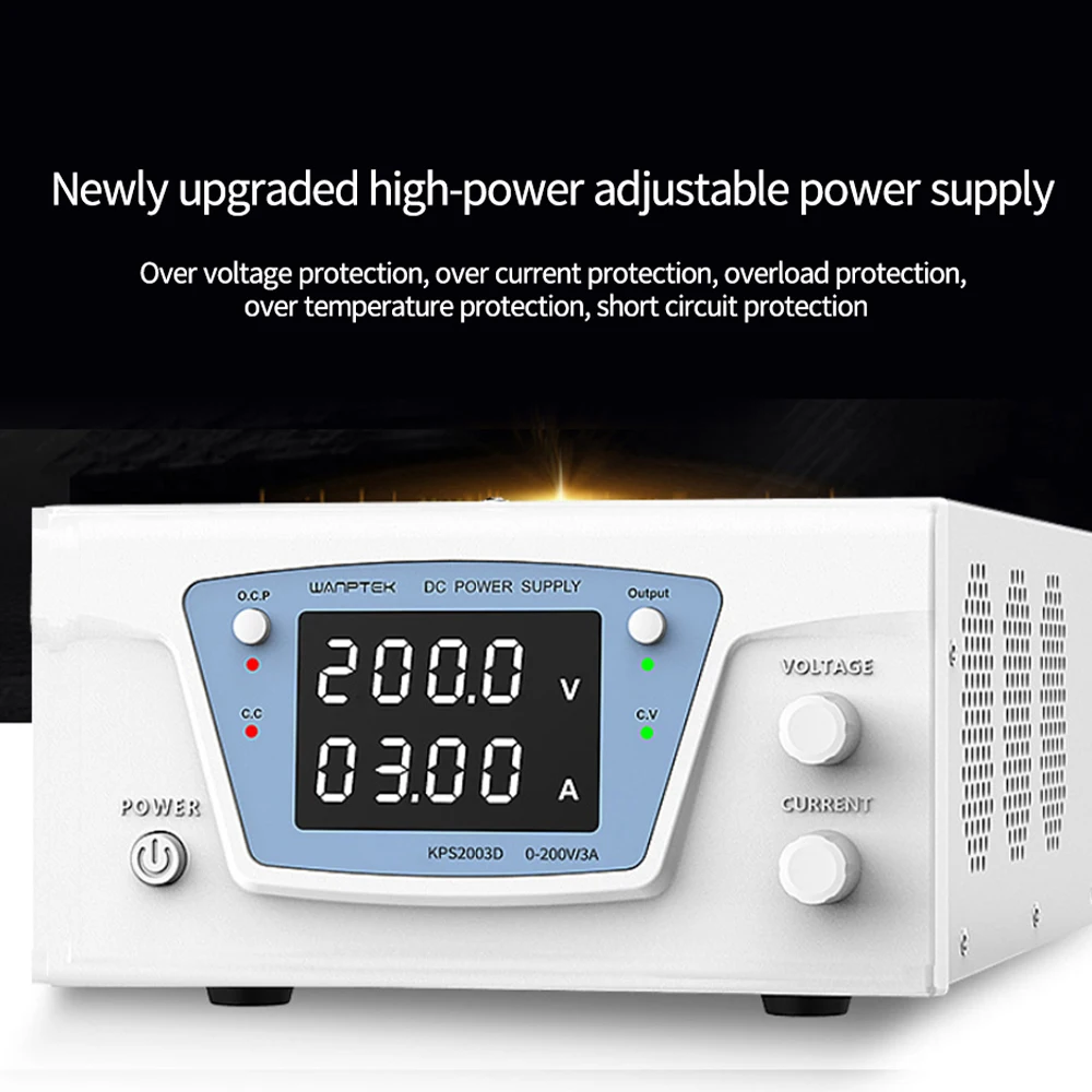 

KPS2003D 200V 3A LED Display Adjustable Switching Regulator DC Power Supply Laptop Repair Rework 220v LAB DC Power Supply