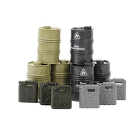 10pcs moc ww2 military army oil drums accessory building blocks city soldier weapons car oil pot barrel bricks toy for children