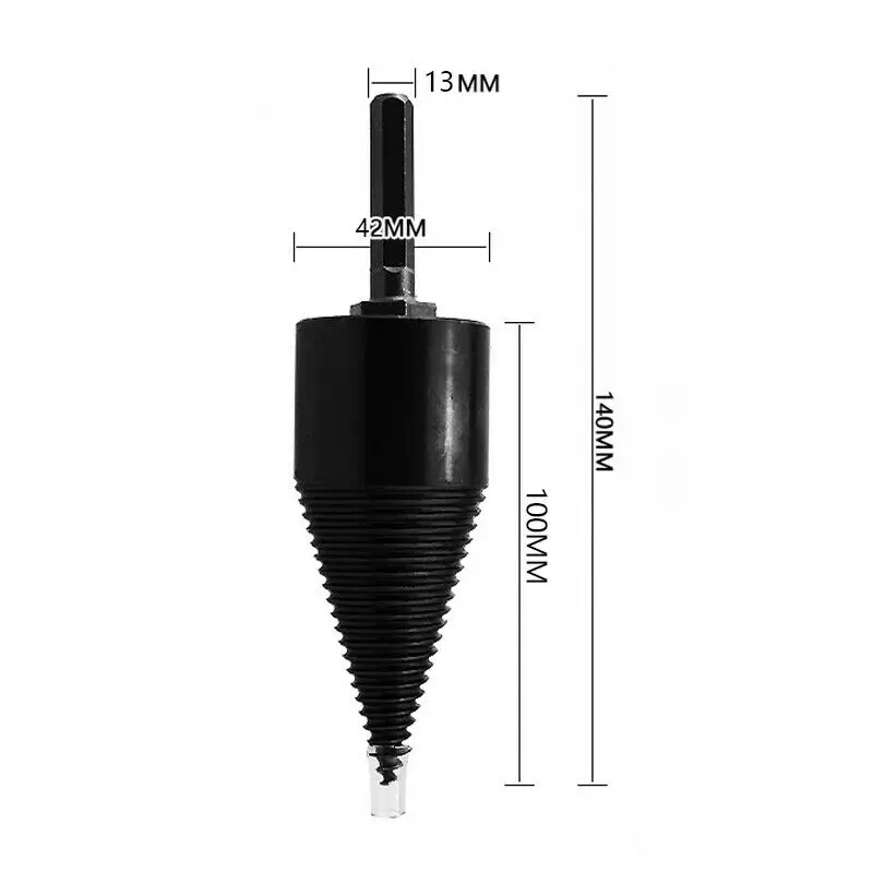 

Hardness Tough Wood Drill Hexagonal/Square/Round Shank Firewood Drill Bit Chop Wood Splitter Screw Splitting Reamer Tool K888