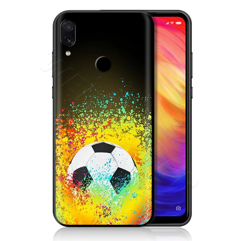 4 Футбол спортивный чехол для Xiaomi Redmi 4A 4X5 5A 6 6A 7 7A S2 Примечание Go K20 Pro Plus премьер-8 T - Цвет: 4