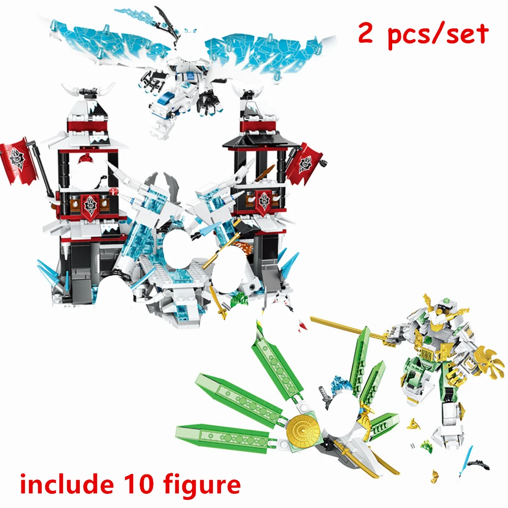 Серии ниндзя замок Отрекшегося императора Ллойда титана Робот строительные