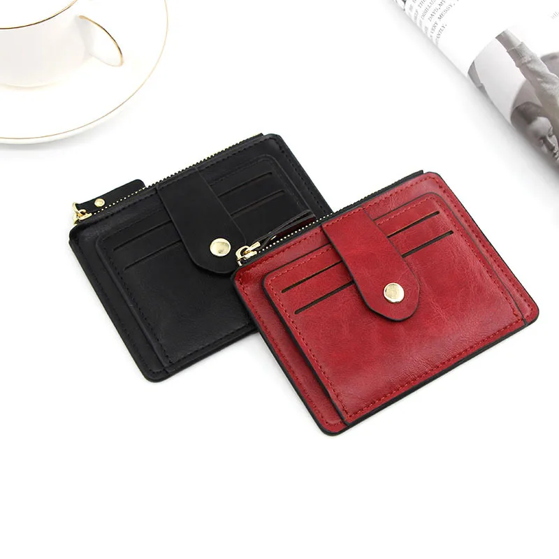 Модный мужской кошелек повседневный держатель для кредитных карт ультратонкий