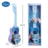 disney new frozen 2 princess girls elsa guitar kids musical instruments toy blue guitar education birthday toy gifts