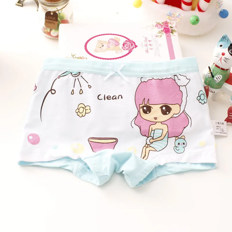 Новые модные детские трусики из 3 предметов трусы для девочек нижнее белье милые