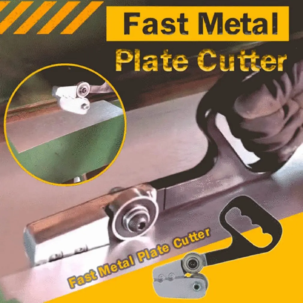 Plaka kesici taşınabilir hızlı Metal alüminyum alaşımlı tabak kesiciler paslanmaz çelik kaymaz sap sac kesme makinesi yeni araçlar