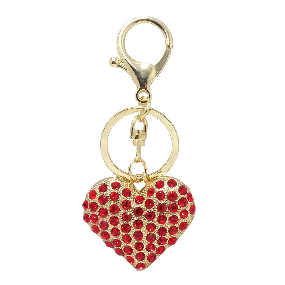 Новинка осени 2019 кольцо для ключей ювелирные изделия подвеска с красным сердцем