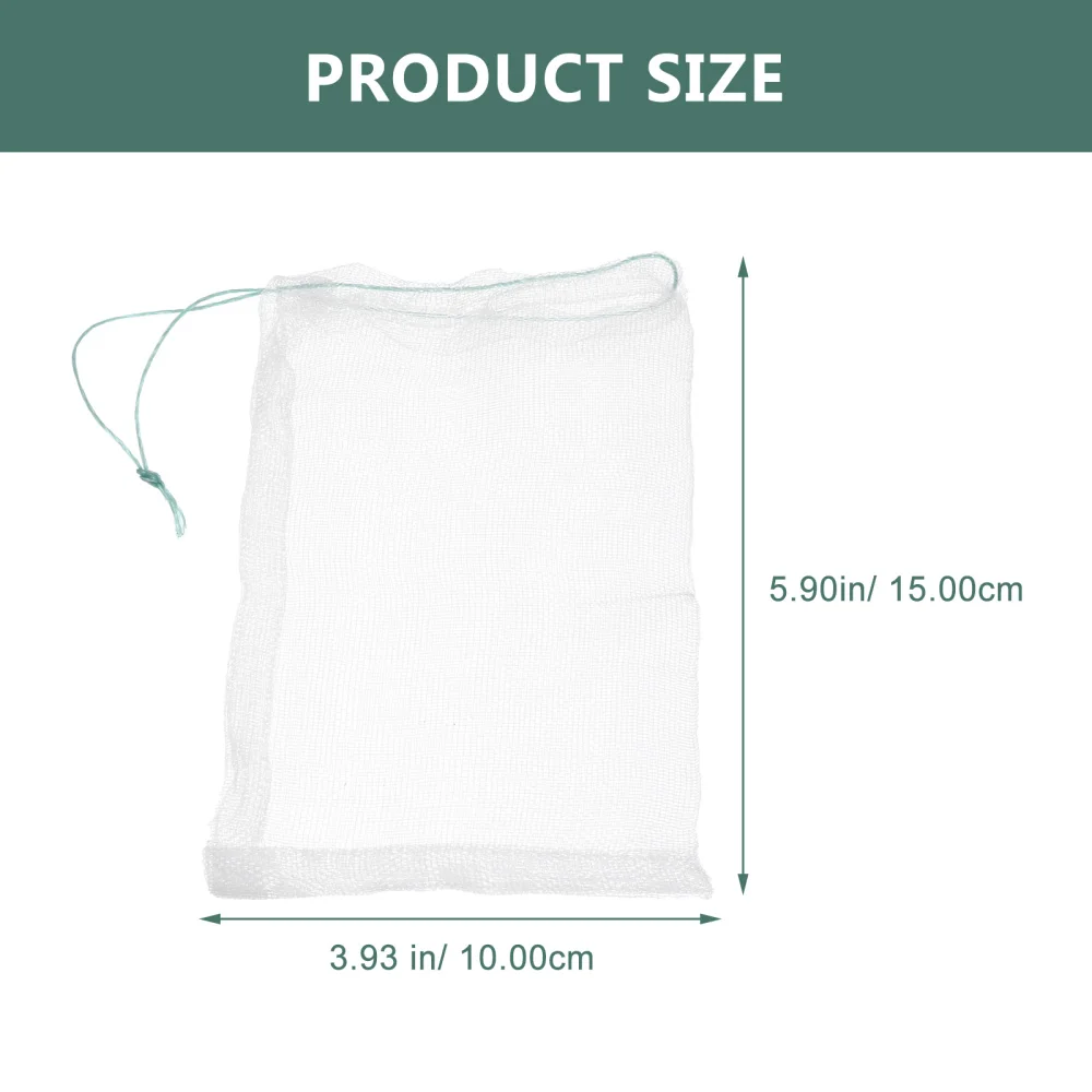 

100PCS Garden Plant Fruit Bag Fruit Nylon Mesh Bag Insect Prevention Fruit Bag