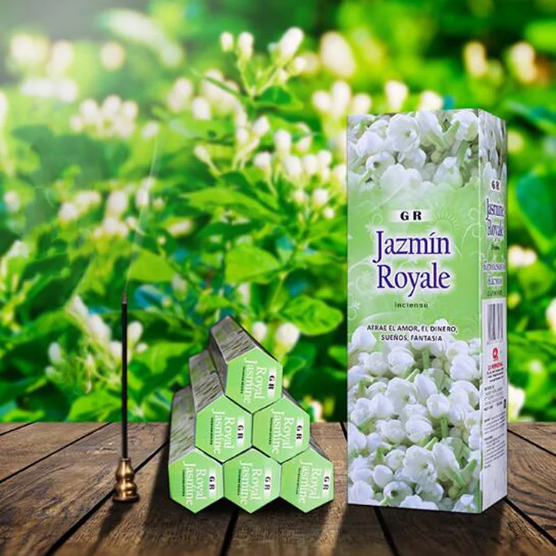 India Incense Jasmine Fragrance Aroma Stick Big Box Aromatic Diffuser Meditation Scents for Home | Дом и сад