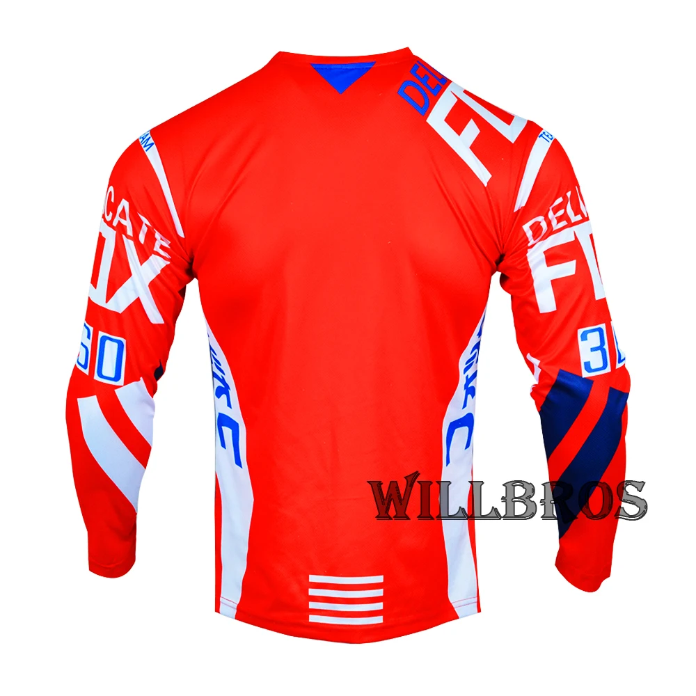 

Free Shipping Delicate Fox 360 Divizion mx Jersey ATV Dirt Bike Motocross DH MTB Mountain Offroad for Men's