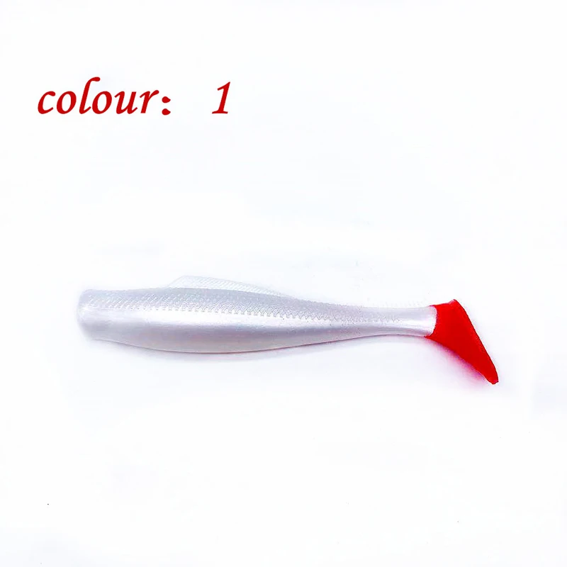 Wokotip 6 шт./лот 8 см 5 г Pesca искусственная мягкая блесна, Япония Shad червь Swimbaits джиг голова для ловли нахлыстом силиконовая резиновая рыбка