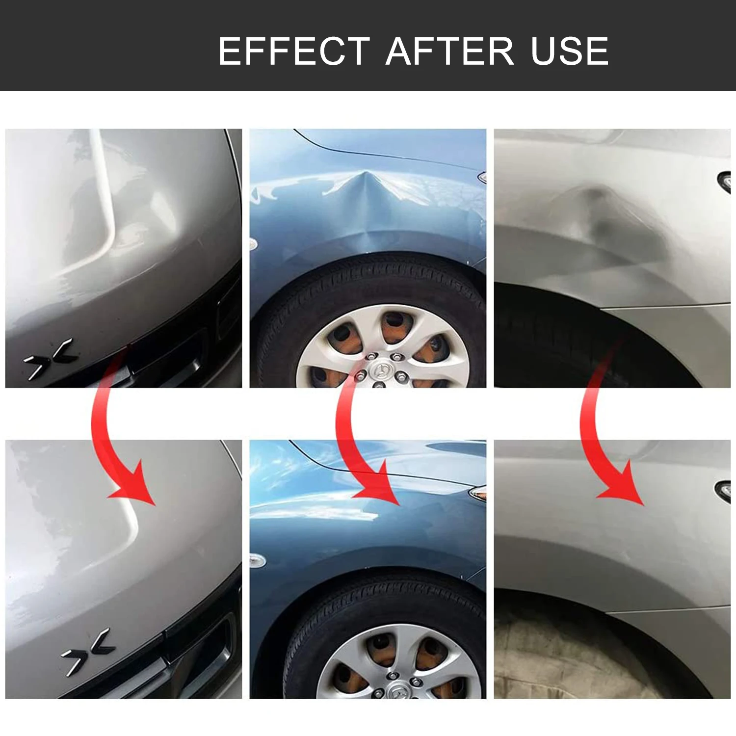 Безболезненный вмятин Съемник с молотком Т-бар мост съемник и 41 шт клей вкладки