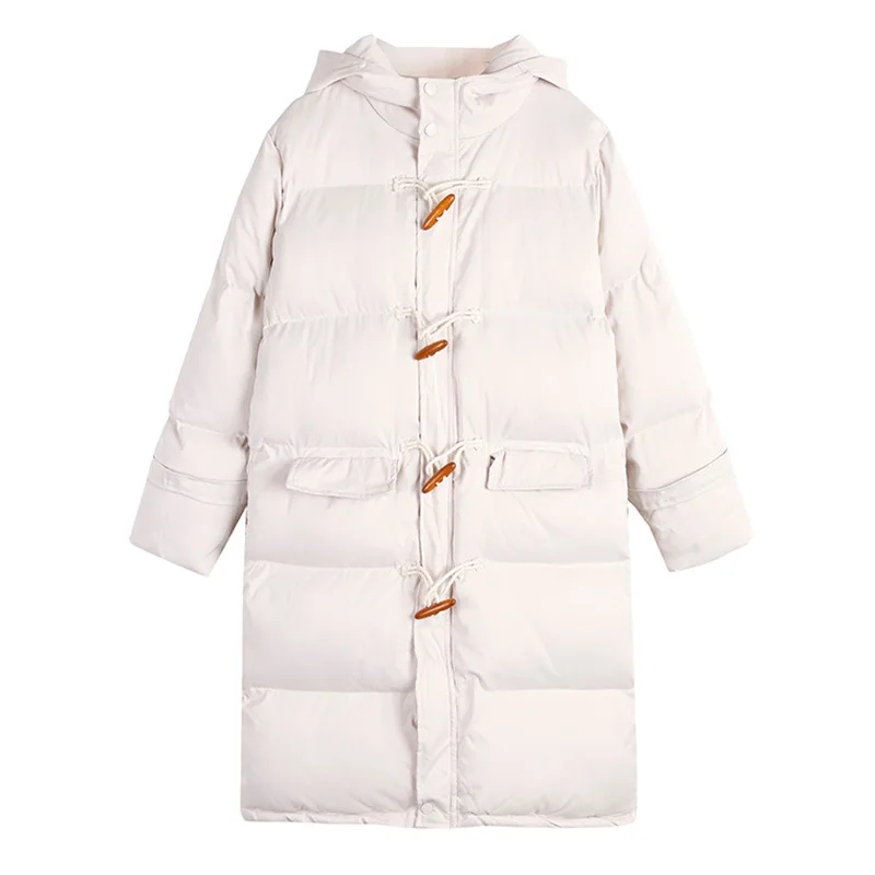 

Korean Style 2020 Winter Cotton Jacket Women Stand Collar Solid pink green Female Down Coat Loose Oversized Womens long Parka