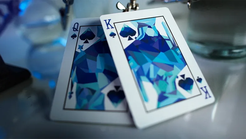 Hui qi Poker Memento Mori Blue Art Skeleton импортная коллекция игральных карт