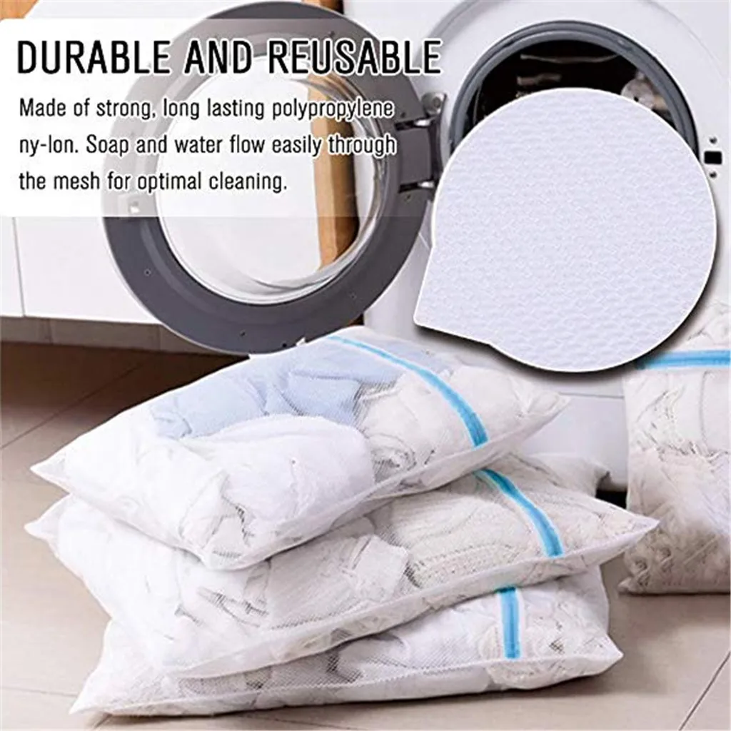 Сетчатые хозяйственные мешки для деликатесов с премиальной застежкой молнией (3