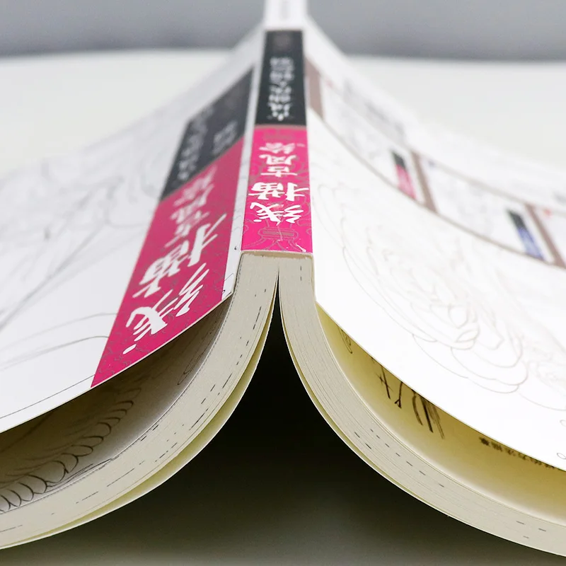 Chinese Pencil Ancient Figure Line Drawing Book Painting Fairy Characters Coloring Books for Children Printing | Игрушки и хобби