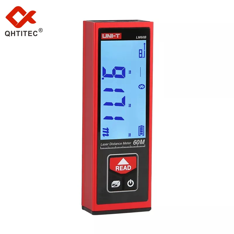 Лазерный дальномер QHTITEC LM60B измерительный прибор с Bluetooth цифровым дисплеем