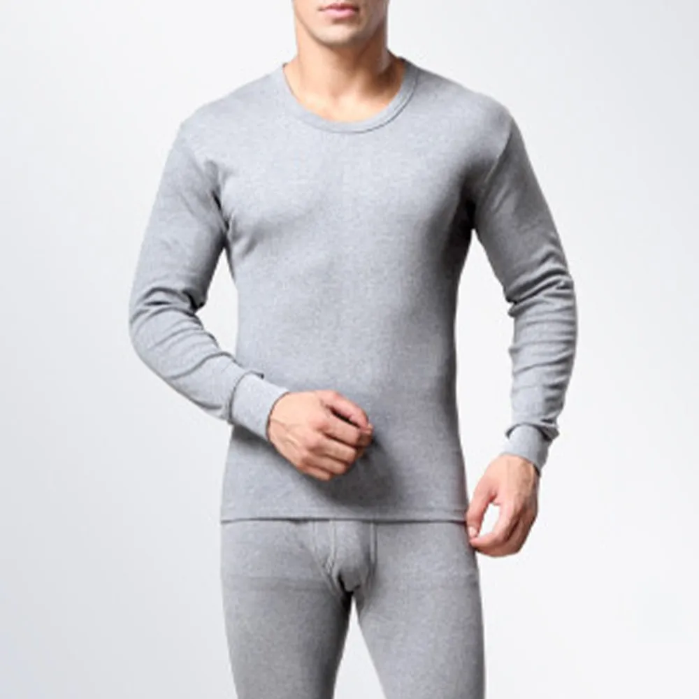 Мужское термобелье в стиле оверсайз из 2 предметов плюшевый костюм пижама