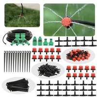 automatic irrigation system garden watering hose micro drip irrigation kit with adjustable dripper spray cooling system