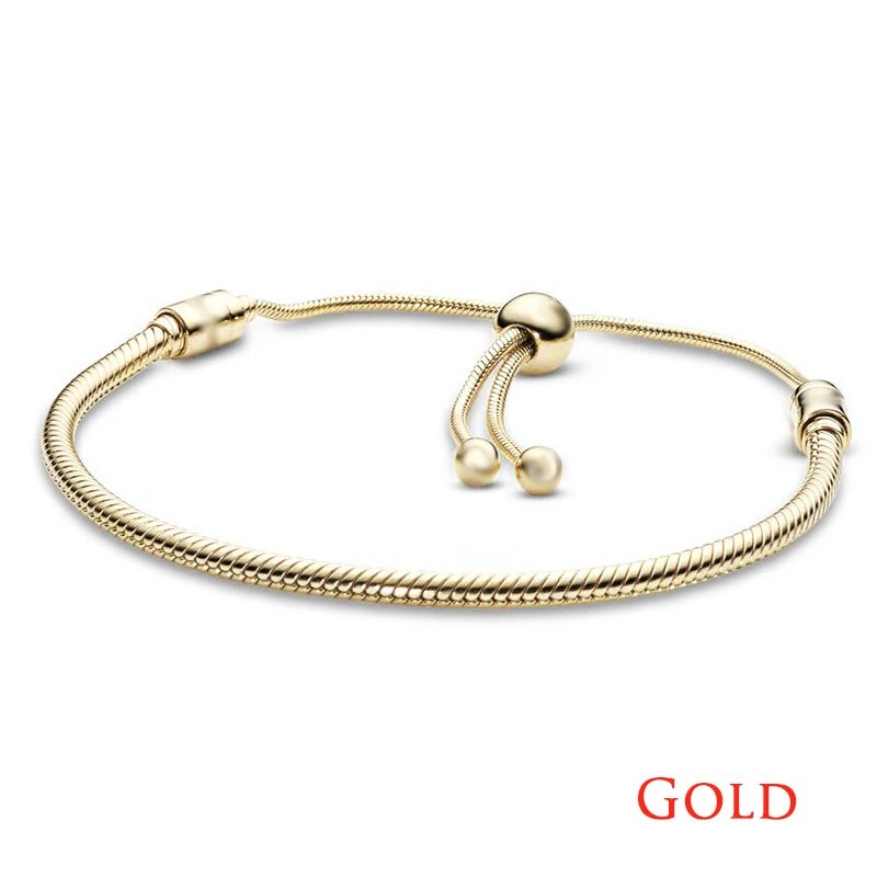 

Charm DIY Adjuestable Silver 925 Jewelry Bracelet for Women Minimalist Style Original Design Fashion Bangles