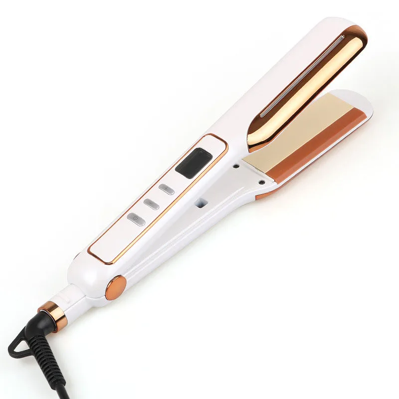 Electric Ceramic Vapor Steam Hair Straightener Brush Flat Iron Fast Heating(EU Plug) | Красота и здоровье
