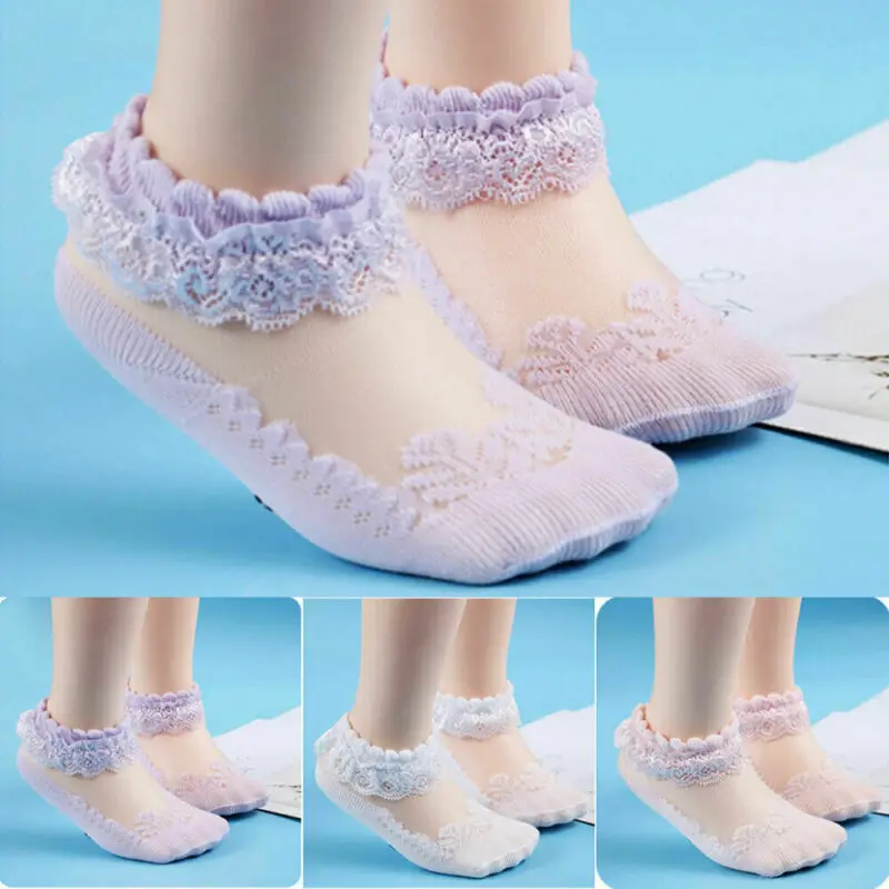 Лидер продаж кружевные носки пачки с оборками для маленьких девочек принцессы по