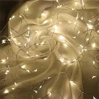 2m 5m10m strip light led string light cooper wire 3aa battery christmas light for garland holiday fairy wedding party decoration