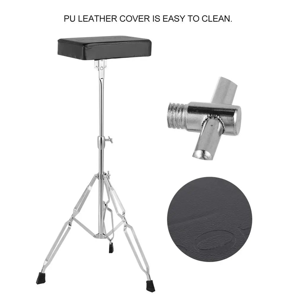 

New Stainless Steel Tattoo Armrest 360 Time Rotating Height Adjustable Stable Tripod With PU Leather Pad Tattoos Armrest Bracket
