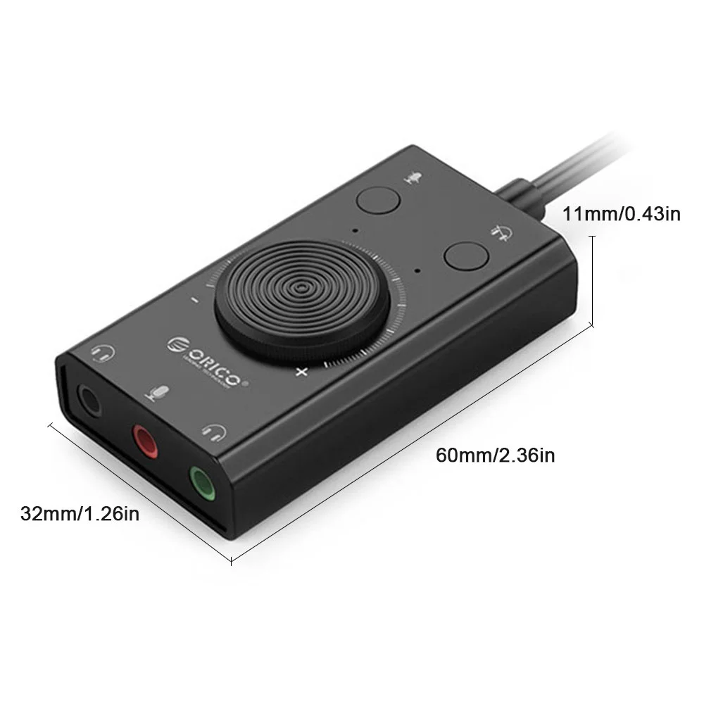 Звуковая карта USB внешний звуковой интерфейс 3 5 мм семейная для ноутбука PS4