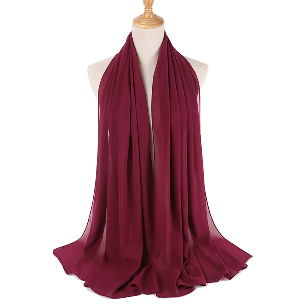 Дамская Мода Тюрбан простая шляпа сплошной пузырь мусульманский хиджаб шапка