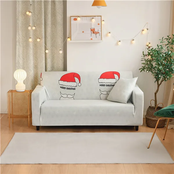 Color 20 Christmas Style Couch Cover Cotton Elastic Sofa Cover for Living Room Slipcovers Sofa Towel Single/Two/Three/Four-seater - Цвет: Color 20