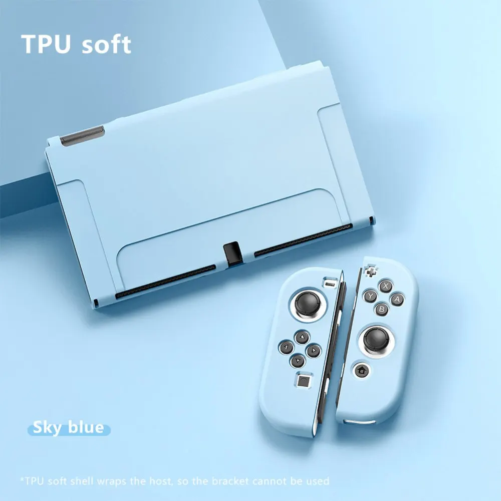 

Solid Color Protective Case for Nintendo Switch Dockable for JoyCon Controllers