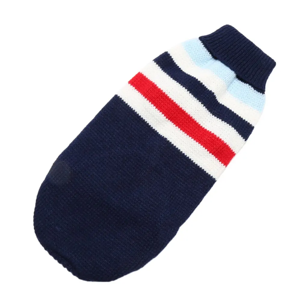 2 цвета свитер для собаки рубашка в полоску топ футболка хлопковая осенне зимняя